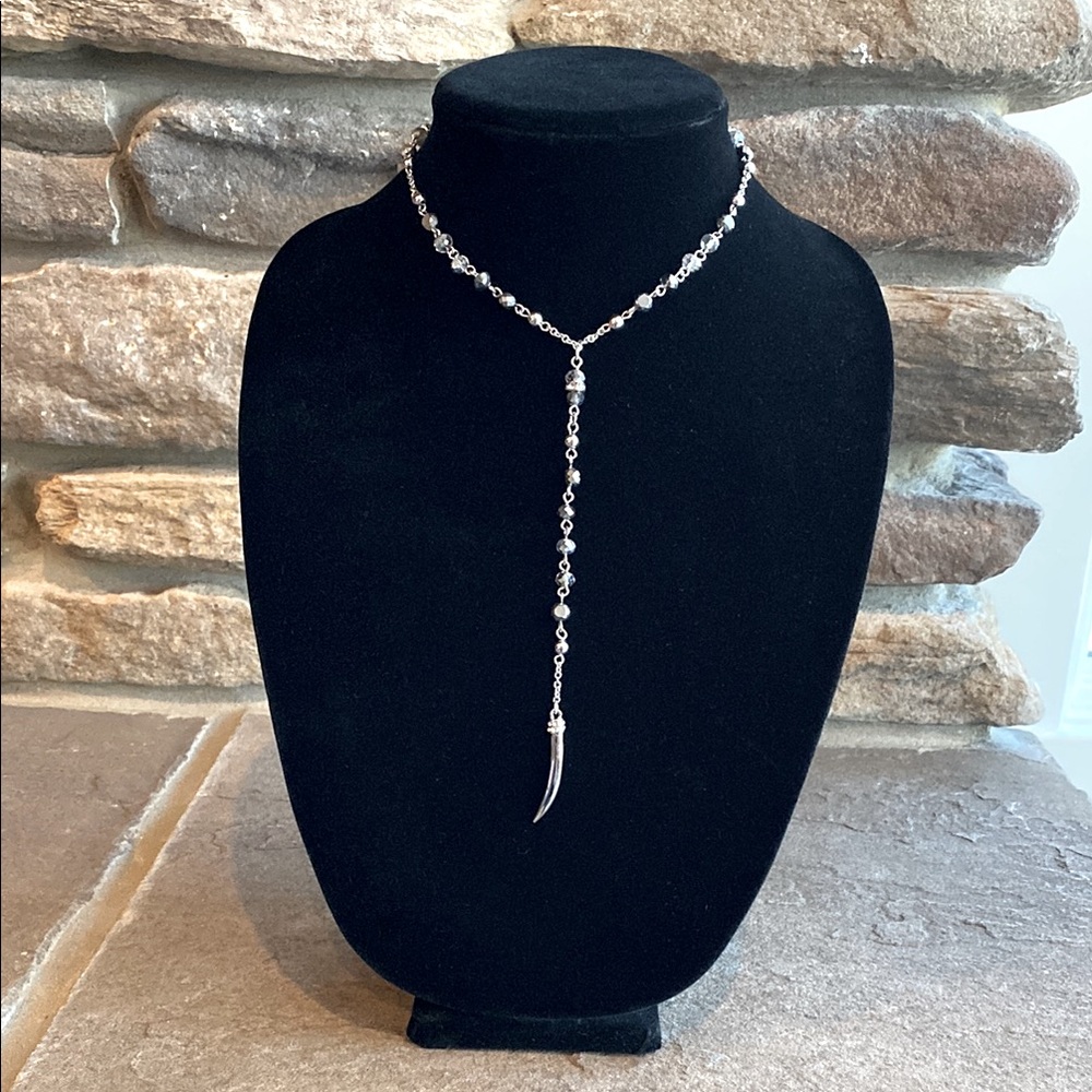 White House Black Market Horn Necklace